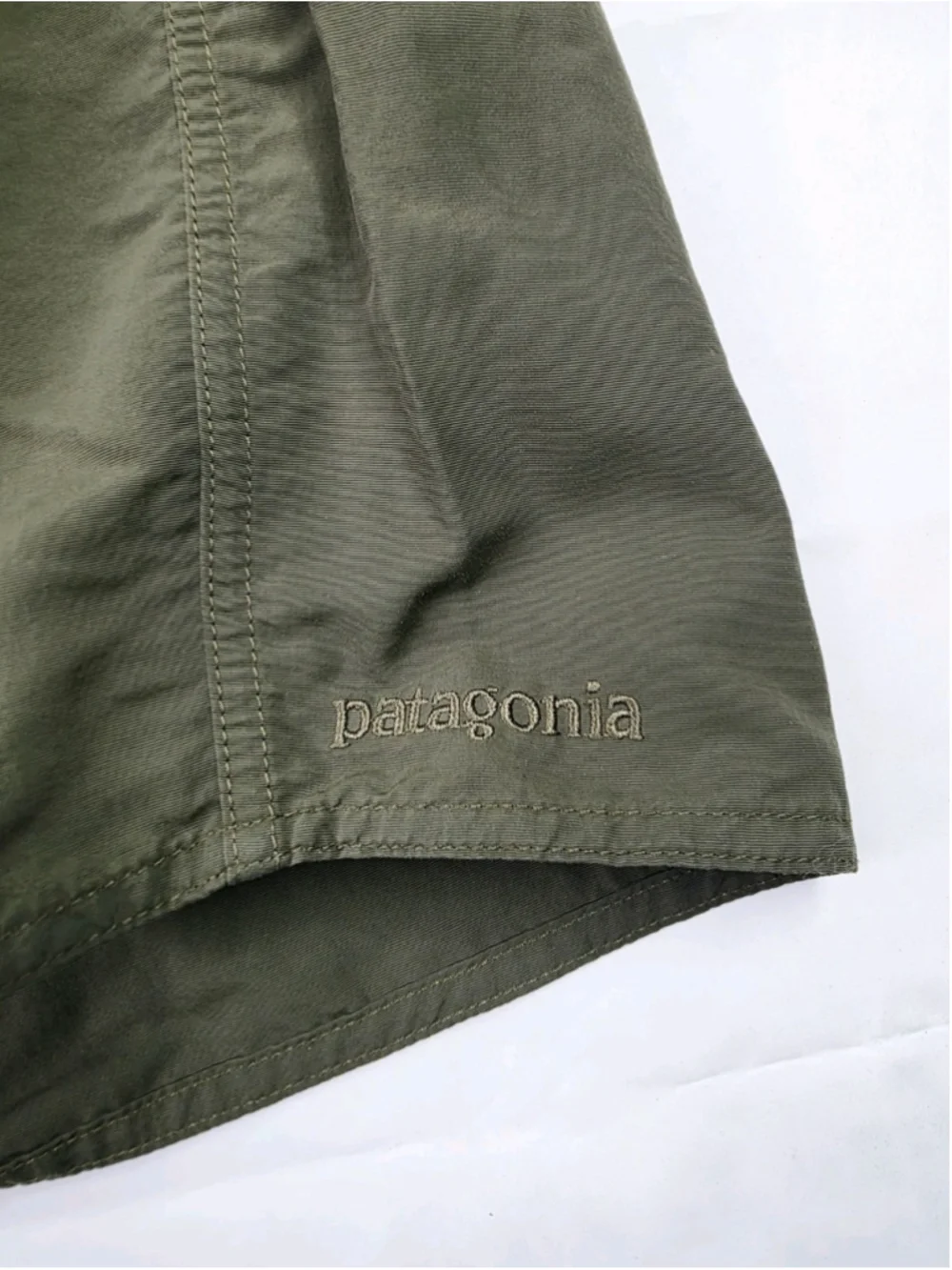 Patagonia Men's Swim Board Shorts Olive Green Inseam 10